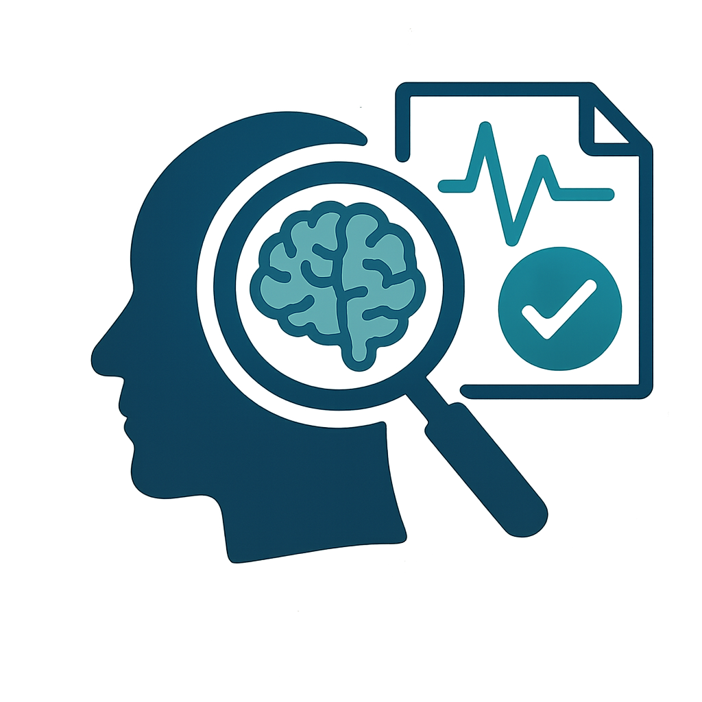 Thoughtful Diagnostic Interpretation No people no words just an icon-1